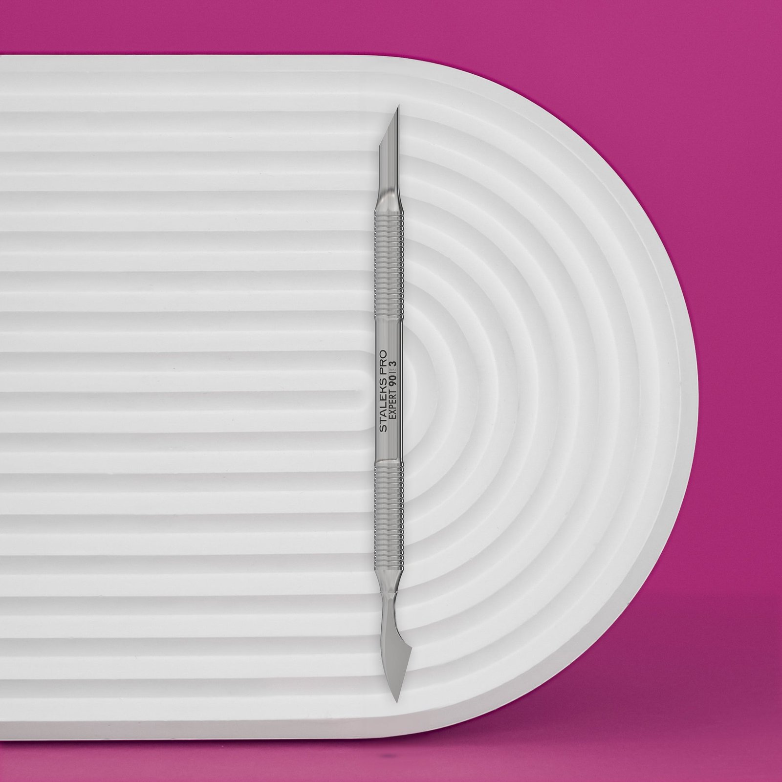 Manicure pusher EXPERT 90 TYPE 3 (beveled pusher and cleaner) - Image 2