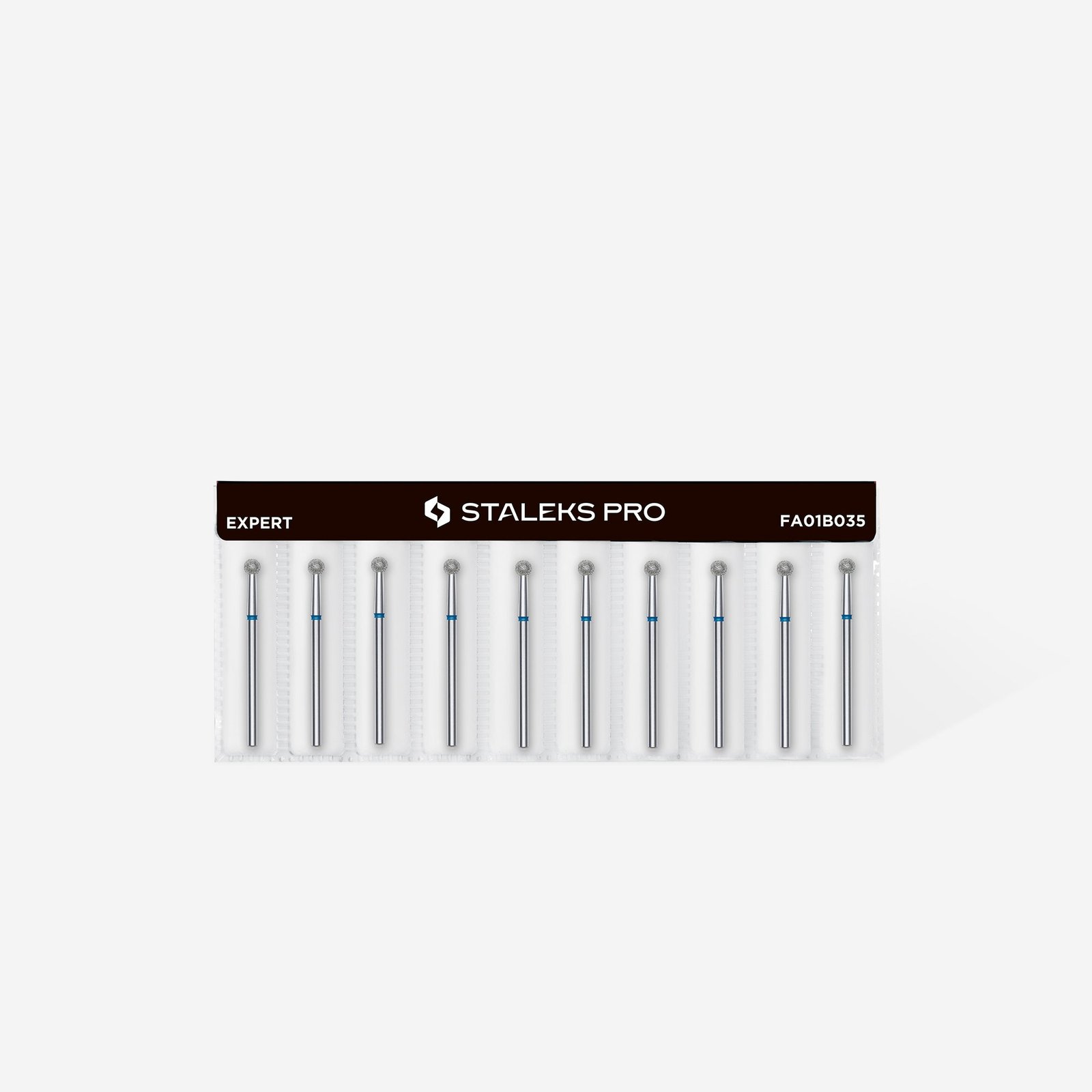 Diamond nail drill bit ball blue EXPERT head diameter 3,5 mm - Image 3